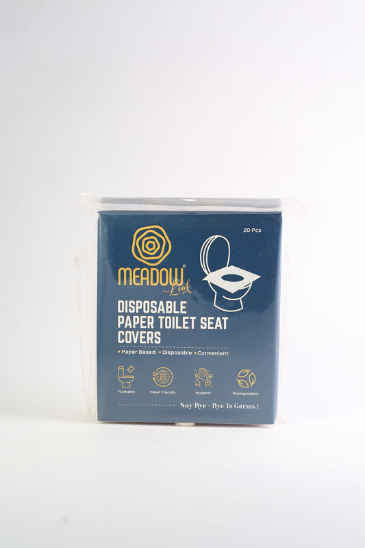 Meadow Leaf Disposable Paper Toilet Seat Covers