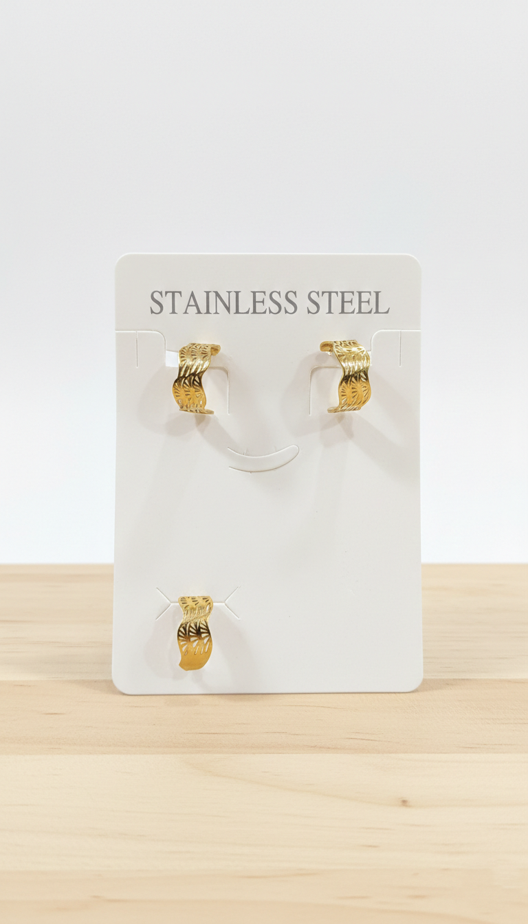 Golden Aura Cutwork Cuff