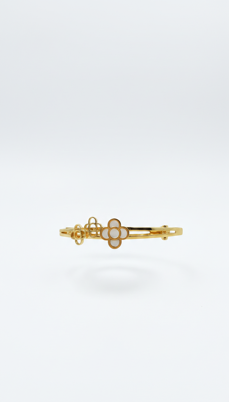 Luxe Clover Watch Bangle