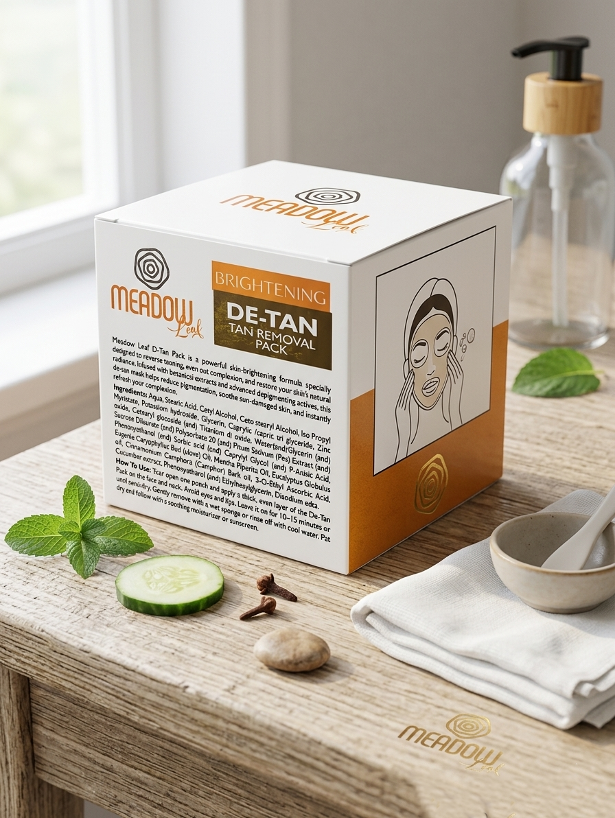 MEADOW LEAF DE-TAN tan removal pack 100g
