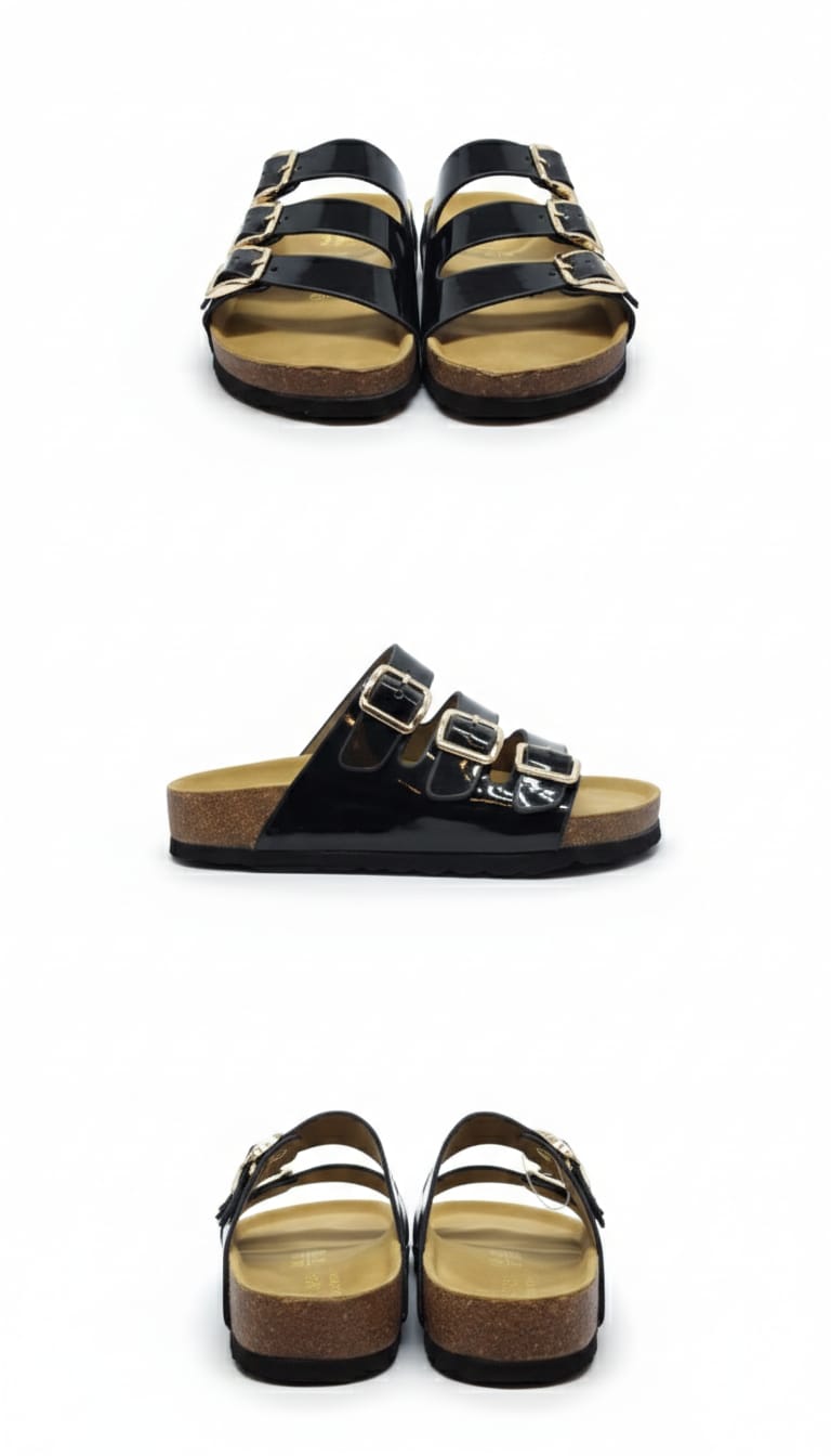 Kids Double Buckle Comfort Chappal