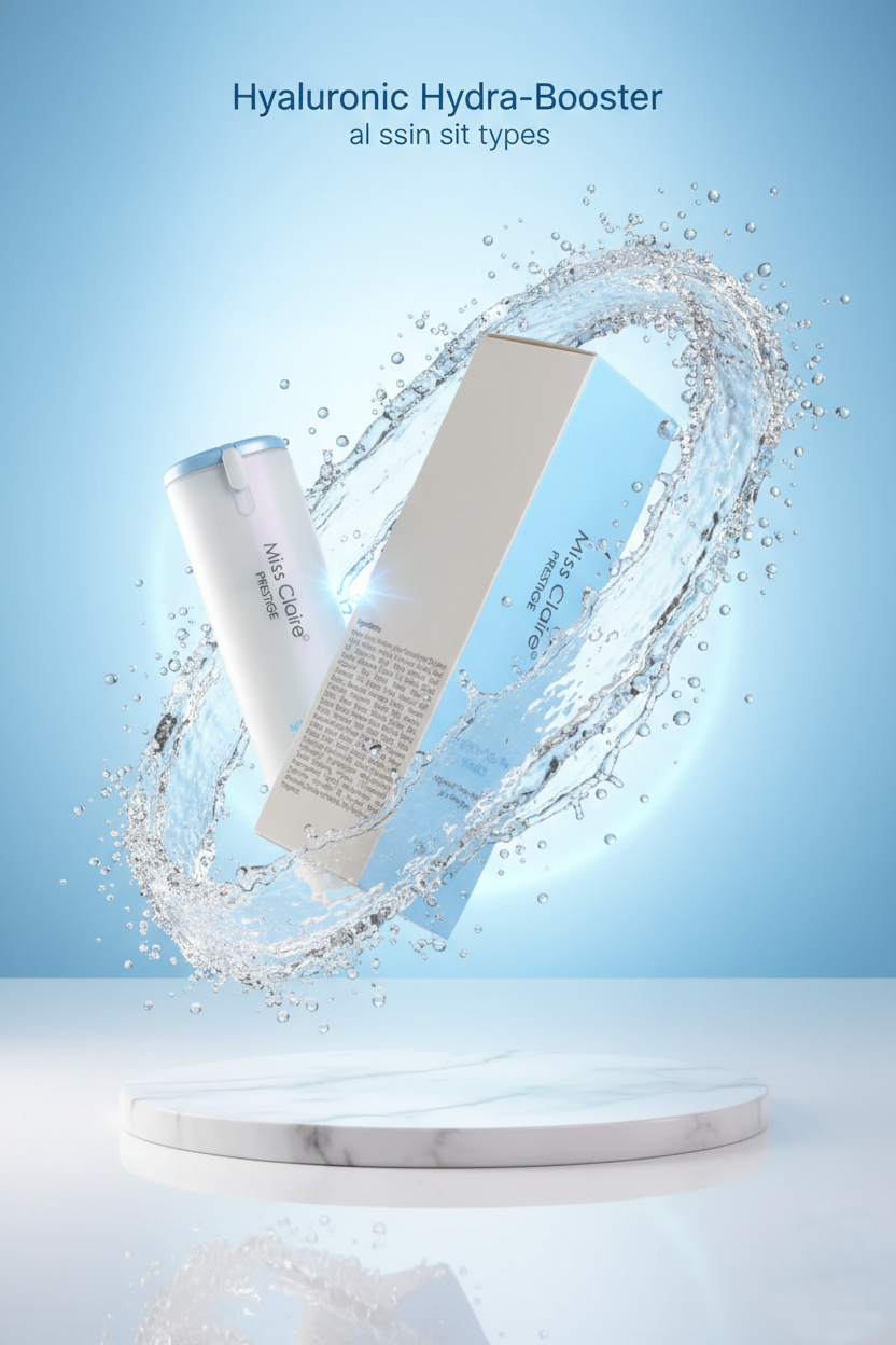 Miss Claire Prestige Moisturizing Primer 40 ml, Hyaluronic Hydra-Booster for all skin types