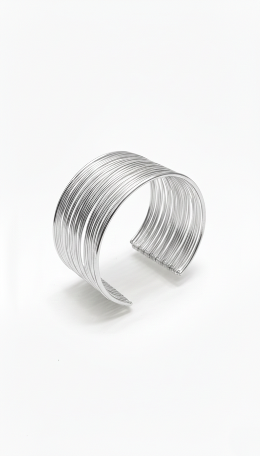 Elegant Layered Cuff Bangle
