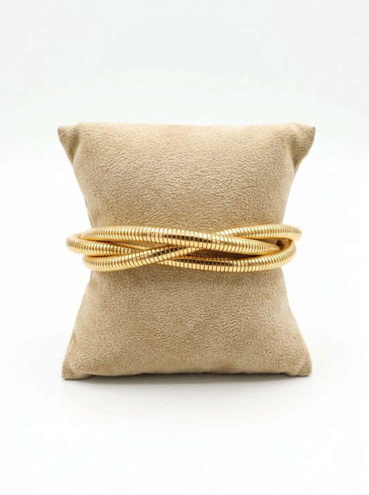 Triple Snake Chain Bracelet