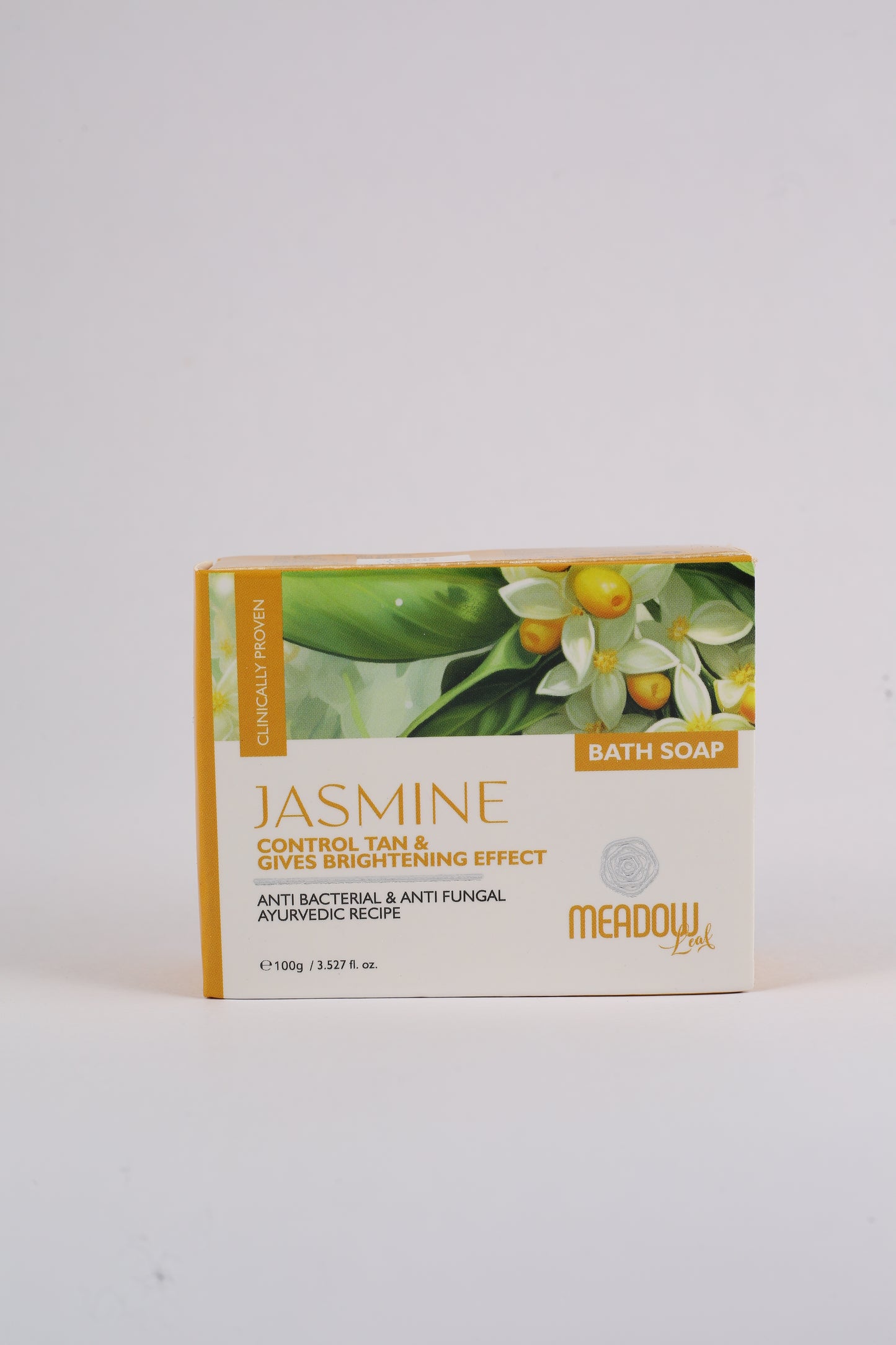 Medow Leaf Jasmine Bath Soap - Control tan and gives brightening effect