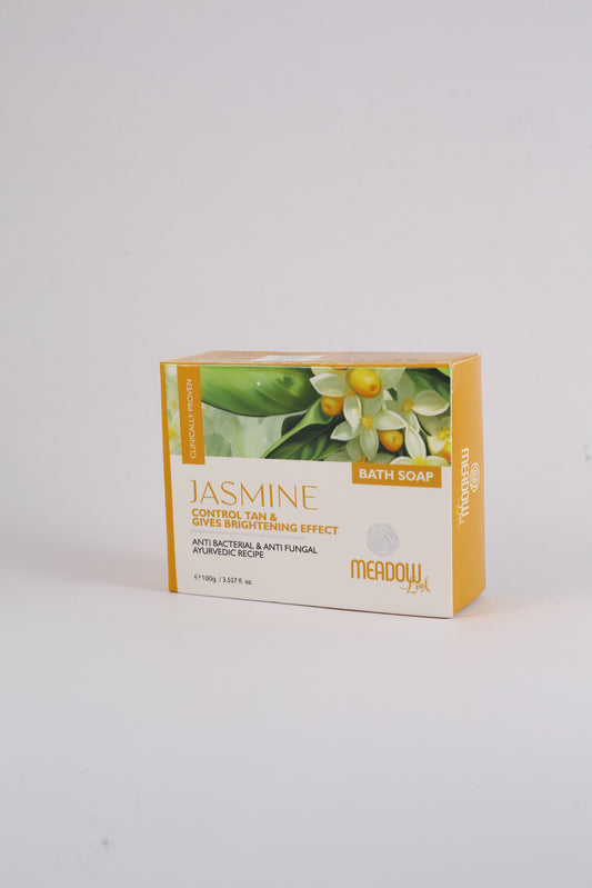 Medow Leaf Jasmine Bath Soap - Control tan and gives brightening effect
