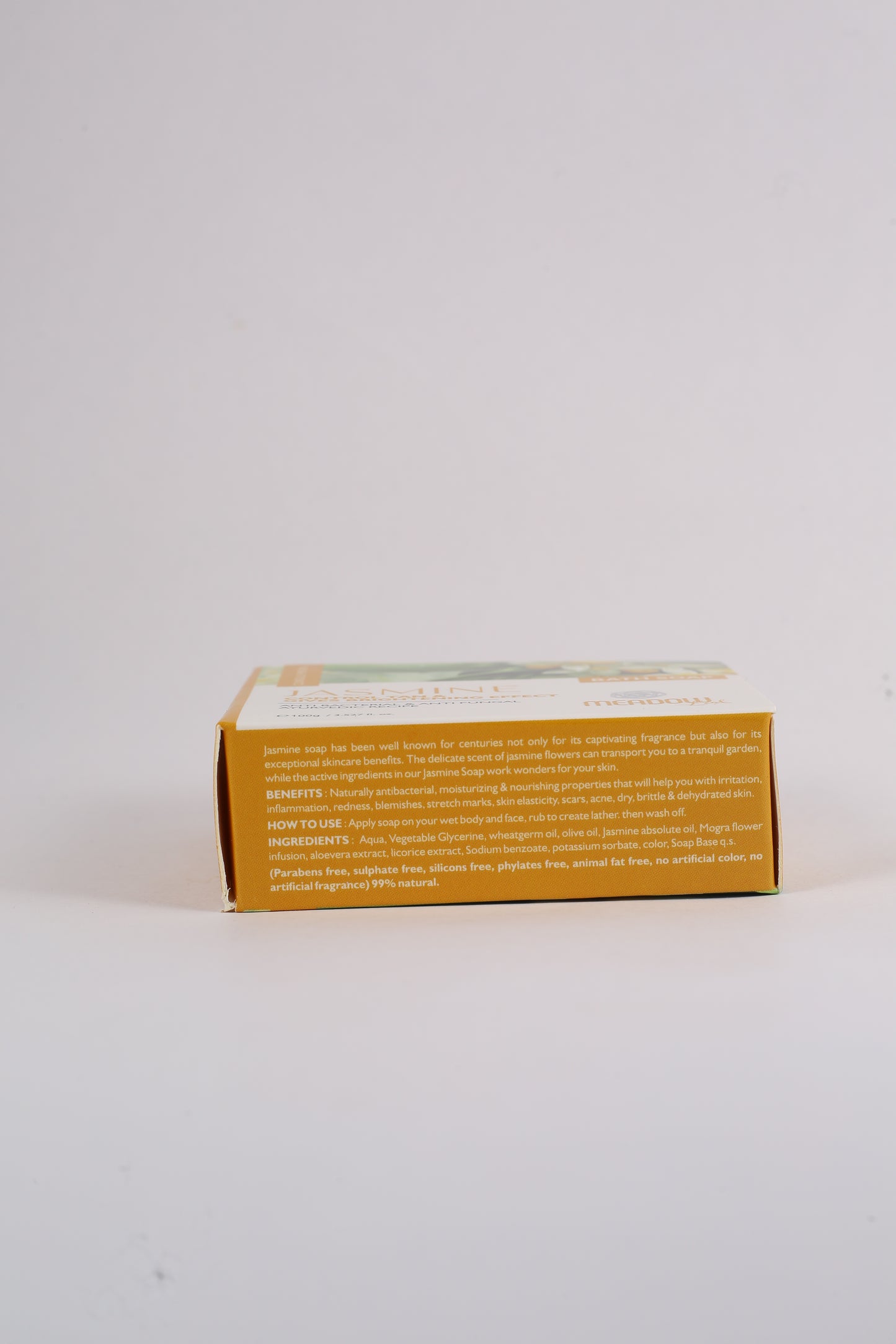 Medow Leaf Jasmine Bath Soap - Control tan and gives brightening effect