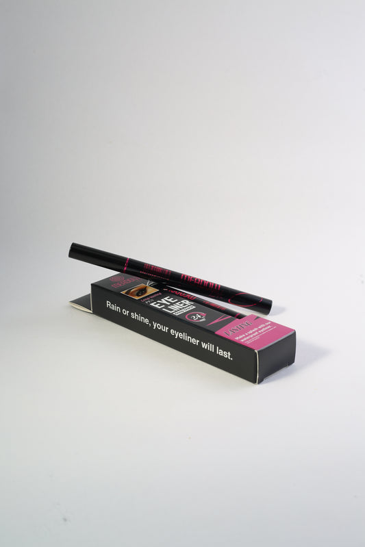 Meadow Leaf Eyeliner - Long lasting pen, Deep Black