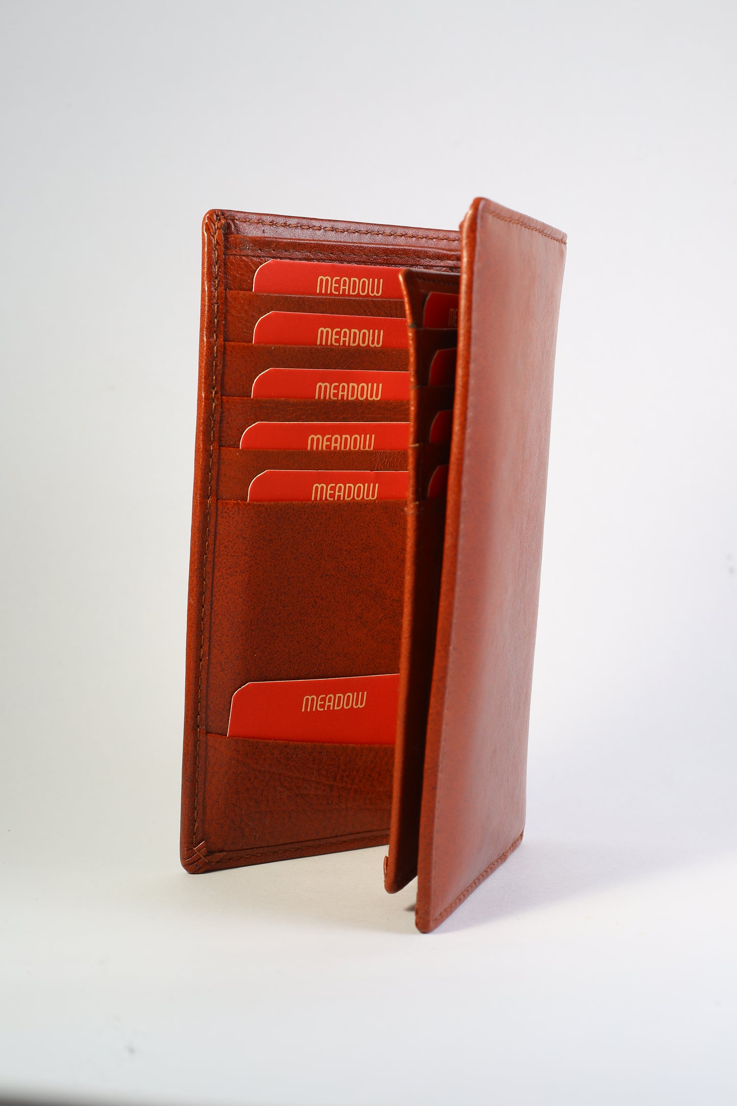 Meadow Leaf Leather Purse