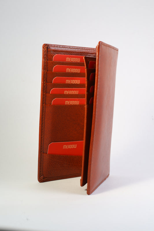 Meadow Leaf Leather Purse