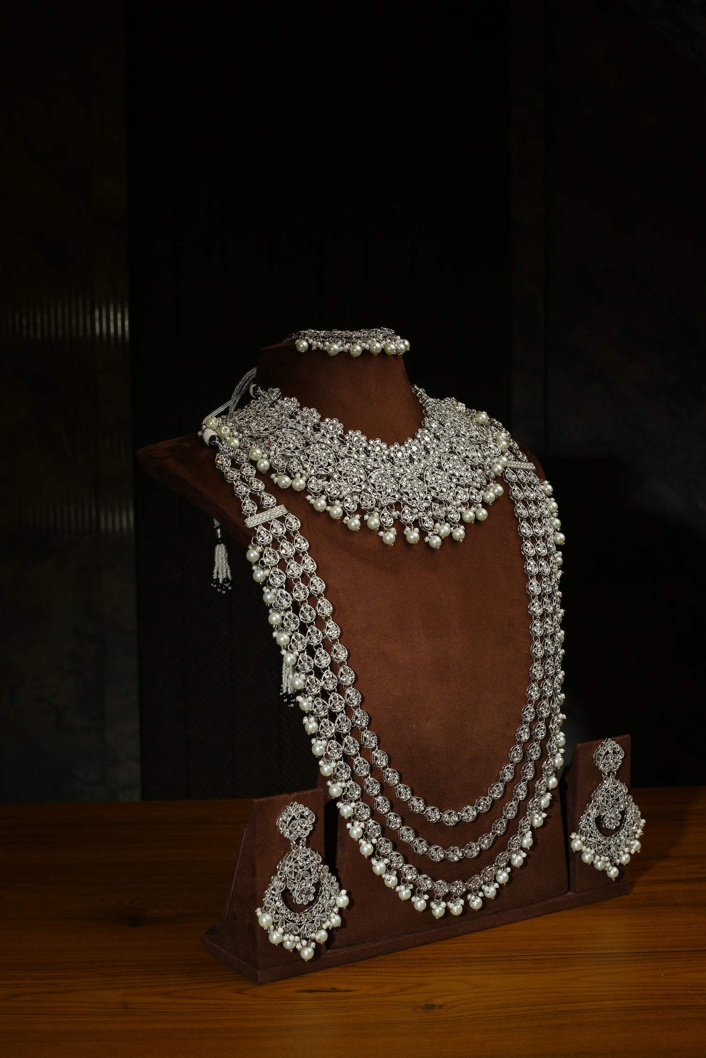 Necklace Bangles Earrings Set4