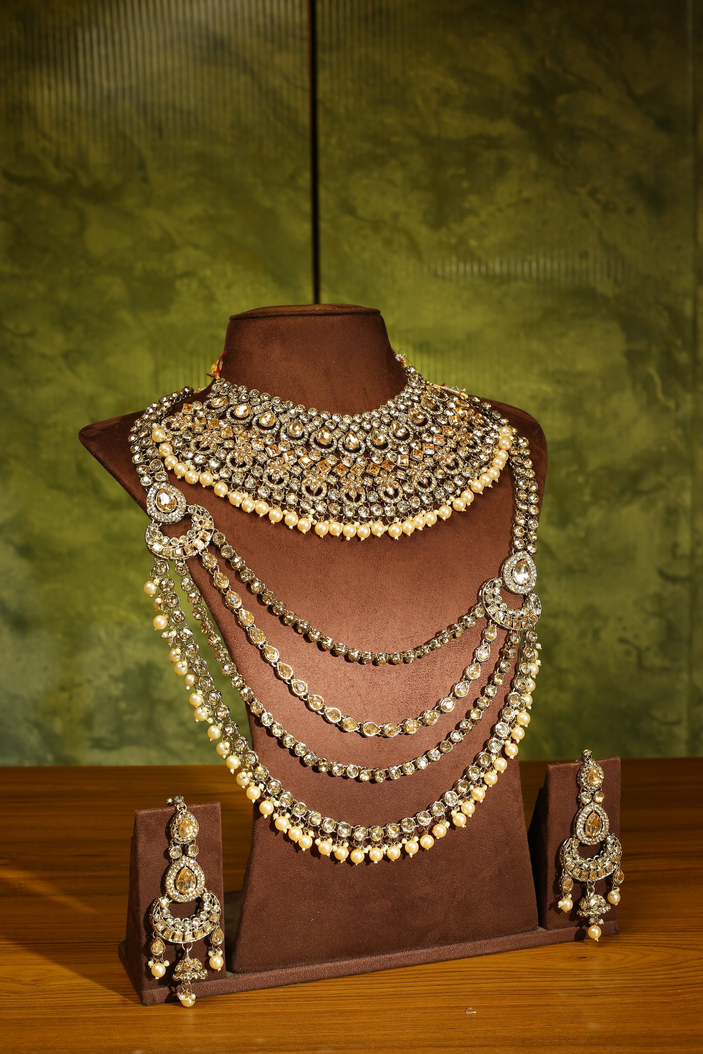 Necklace Bangles Earrings Set2