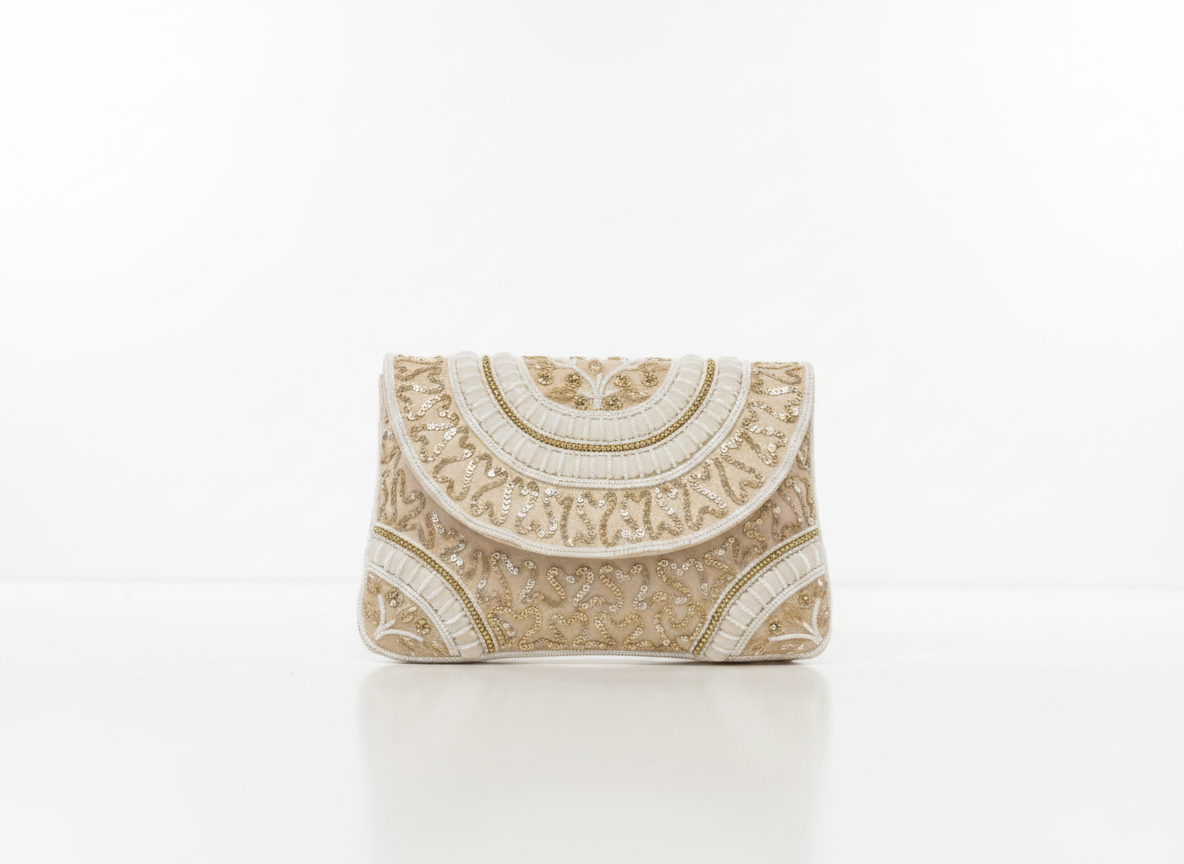 Royal Embroidered Bridal Clutch