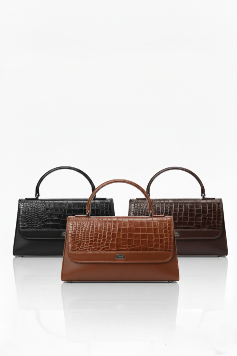 Bessel Croco Elite Handbag
