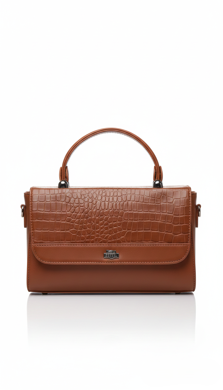 Bessel Croco Elite Handbag