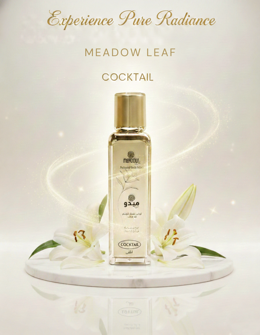 Meadow Leaf Perfumed Body Lotion with 4 flavours (Spanish, Marva, Cocktail, Lovely) - 50ml