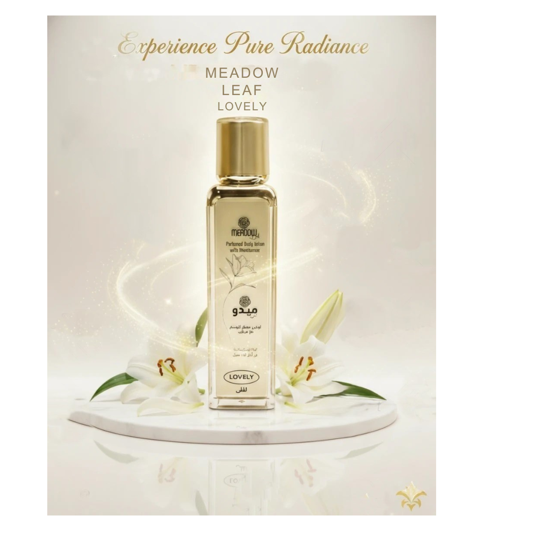 Meadow Leaf Perfumed Body Lotion with 4 flavours (Spanish, Marva, Cocktail, Lovely) - 50ml