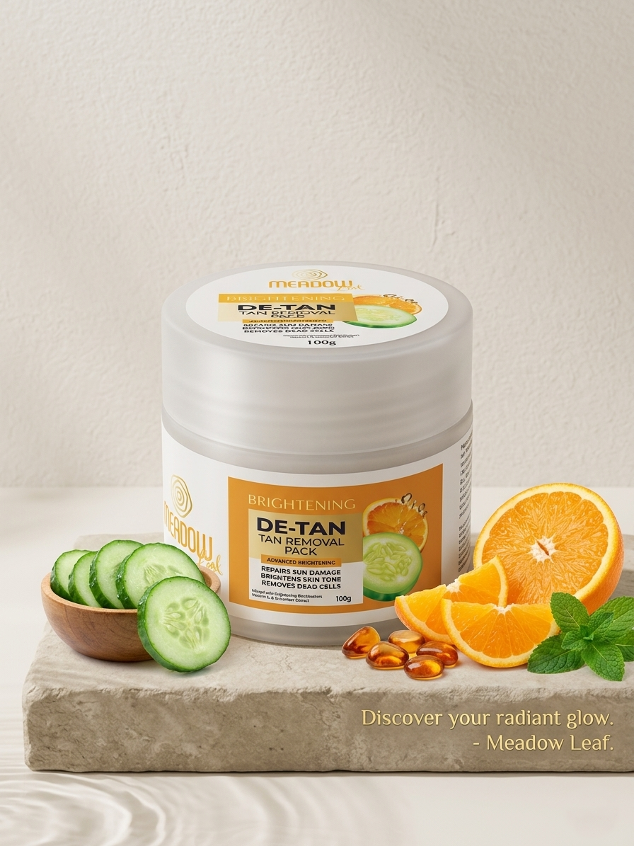 MEADOW LEAF DE-TAN tan removal pack 100g