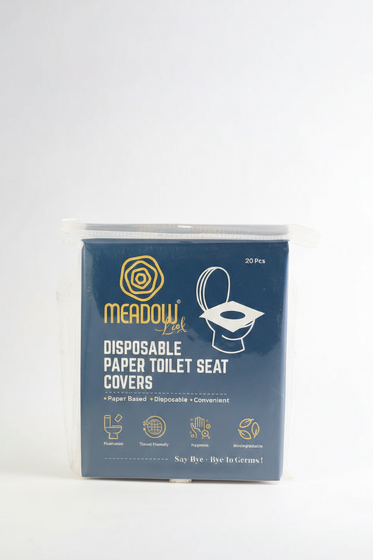 Meadow Leaf Disposable Paper Toilet Seat Covers