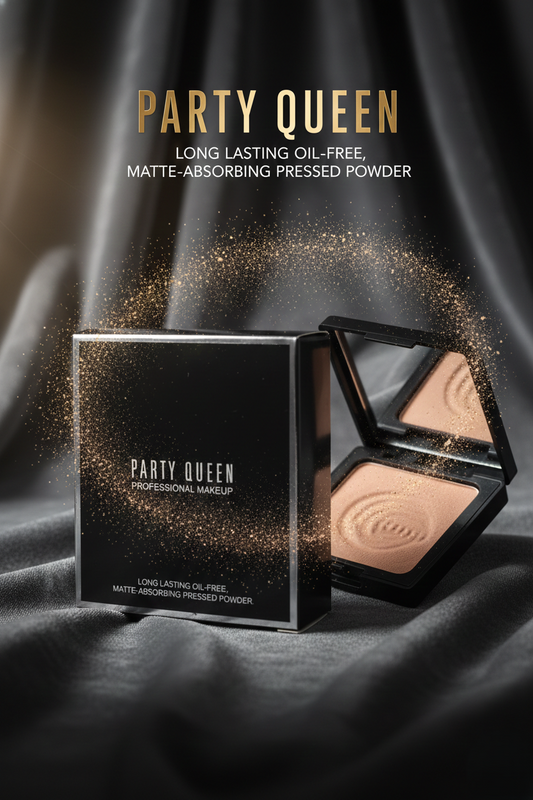 Party Queen Long Lasting Oil-Free, Matte Absorbing Pressed Powder