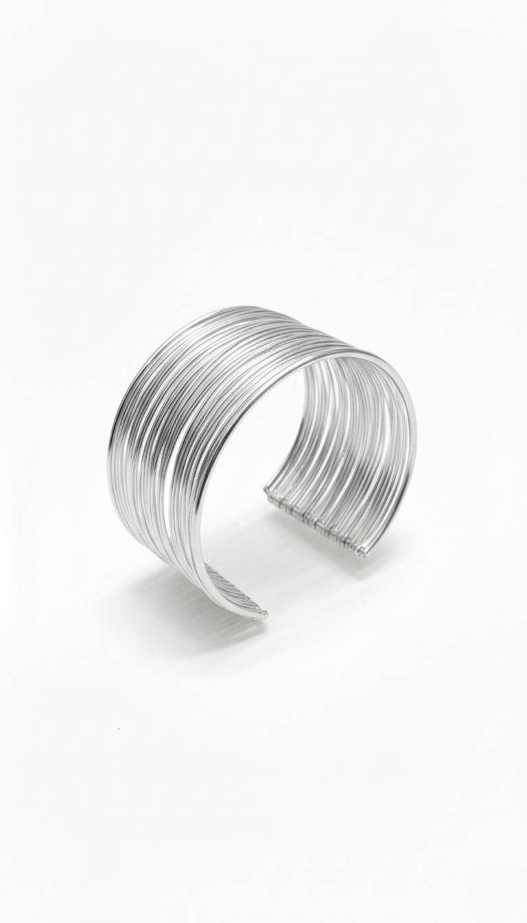 Elegant Layered Cuff Bangle
