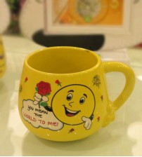 Lovable Ceramic Yellow Mug