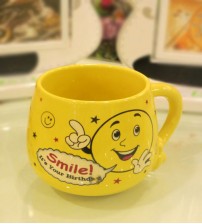 Birthday Ceramic Yellow Mug
